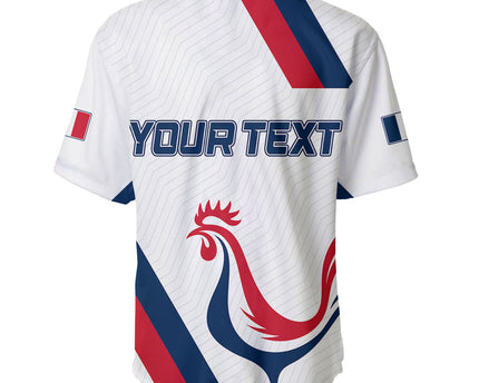 France Rugby 2023 Baseball Jersey Les Blues Roosters