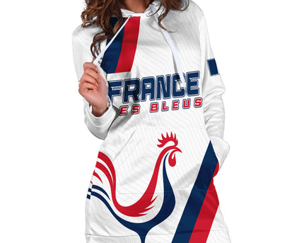 France Rugby 2023 Hoodie Dress Les Blues Roosters