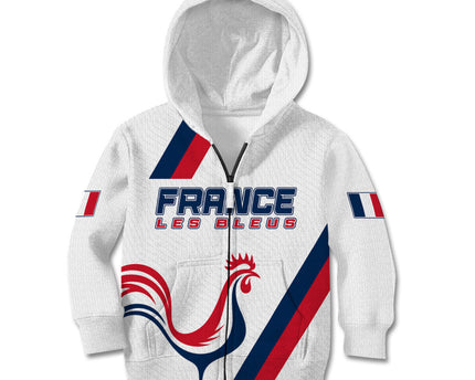 France Rugby 2023 Kid Hoodie Les Blues Roosters