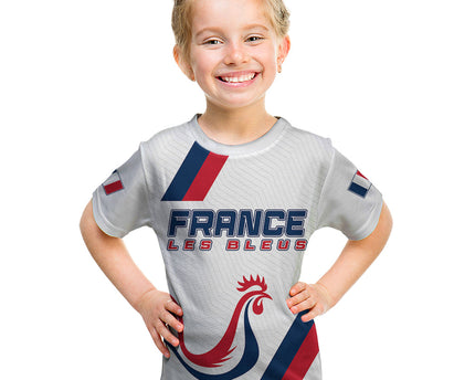 France Rugby 2023 Kid T Shirt Les Blues Roosters
