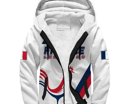 France Rugby 2023 Sherpa Hoodie Les Blues Roosters