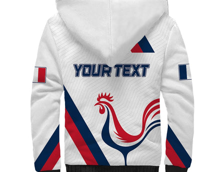 France Rugby 2023 Sherpa Hoodie Les Blues Roosters