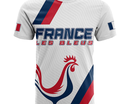France Rugby 2023 T Shirt Les Blues Roosters