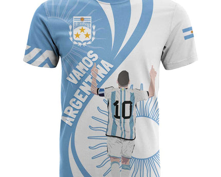 Argentina La Albiceleste Custom T Shirt Vamos Argentina