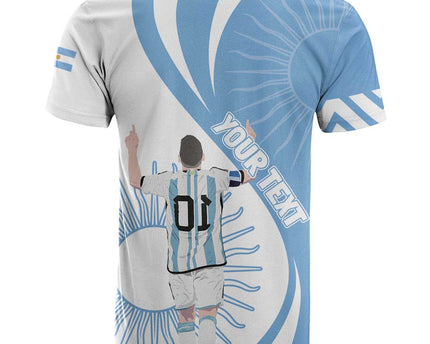 Argentina La Albiceleste Custom T Shirt Vamos Argentina