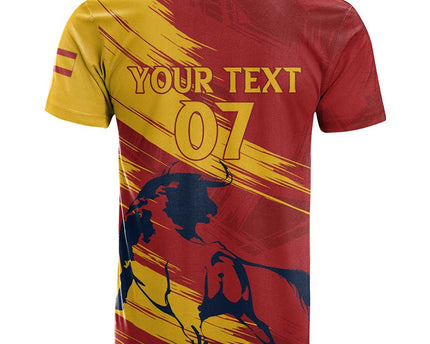 Spain La Furia Roja Custom T Shirt 2024 Tetracampeon Espana