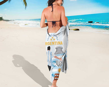 Argentina Campeones Sarong Vamos Vamos Albiceleste