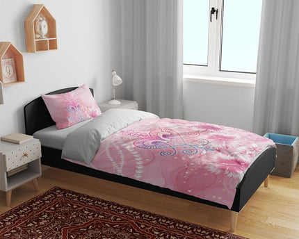 Afro Vodou Erzulie Freda Bedding Set Hibiscus & Pearls