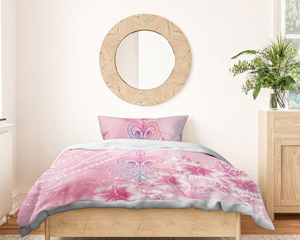Afro Vodou Erzulie Freda Bedding Set Hibiscus & Pearls