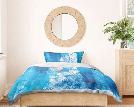 Afro Erzulie Dantor Veve Bedding Set Mother Goddess