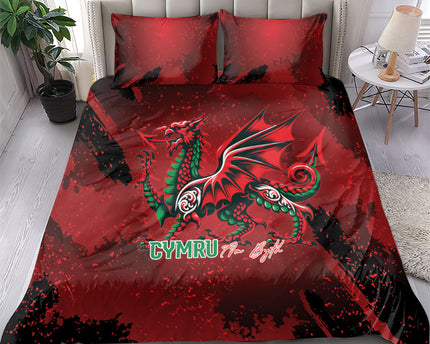 Wales Rugby National Heritage Bedding Set Red Dragon Inspired Edition