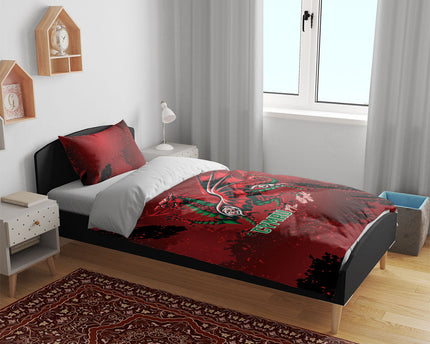 Wales Rugby National Heritage Bedding Set Red Dragon Inspired Edition