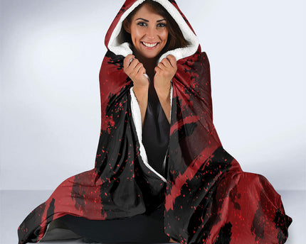 Wales Rugby National Heritage Hooded Blanket Red Dragon Inspired Edition