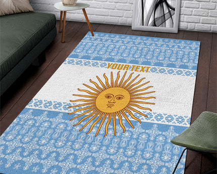 Argentina Rugby National Heritage Custom Area Rug Gaucho Inspired