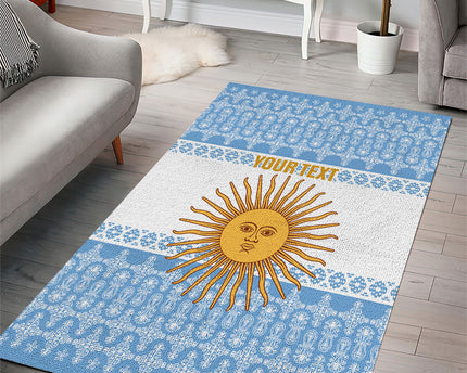 Argentina Rugby National Heritage Custom Area Rug Gaucho Inspired