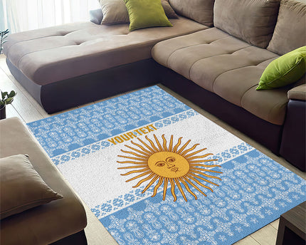 Argentina Rugby National Heritage Custom Area Rug Gaucho Inspired