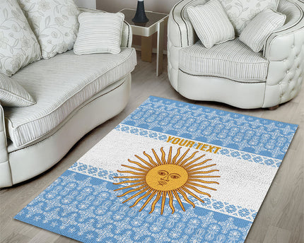 Argentina Rugby National Heritage Custom Area Rug Gaucho Inspired