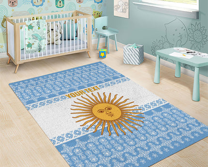Argentina Rugby National Heritage Custom Area Rug Gaucho Inspired