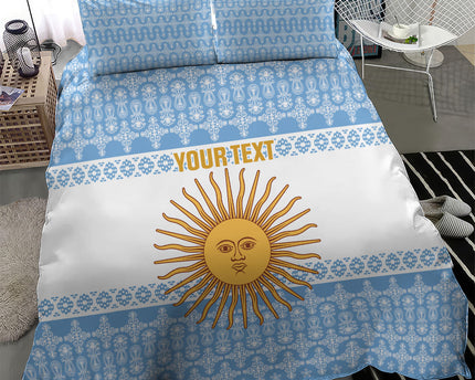 Argentina Rugby National Heritage Custom Bedding Set Gaucho Inspired
