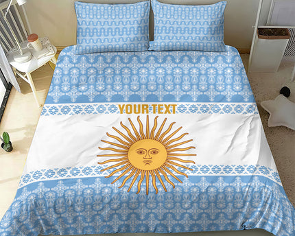 Argentina Rugby National Heritage Custom Bedding Set Gaucho Inspired