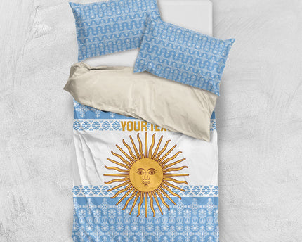 Argentina Rugby National Heritage Custom Bedding Set Gaucho Inspired