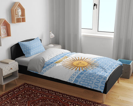 Argentina Rugby National Heritage Custom Bedding Set Gaucho Inspired