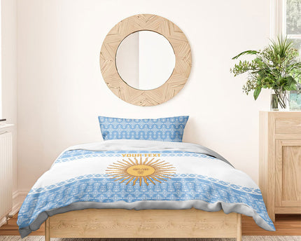 Argentina Rugby National Heritage Custom Bedding Set Gaucho Inspired