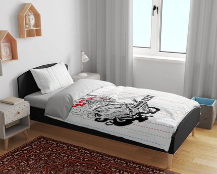 Japan Rugby National Heritage Custom Bedding Set Traditional Sashiko Inspired