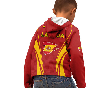 Custom Spain Soccer Kid Hoodie Go World Cup 2023 Sporty Style