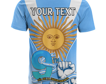 Custom Soccer Argentina T Shirt