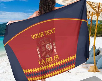 Custom Spain Football Sarong Come on La Roja