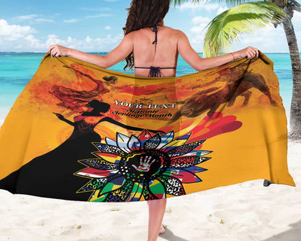 Spain Hispanic Heritage Personalized Sarong