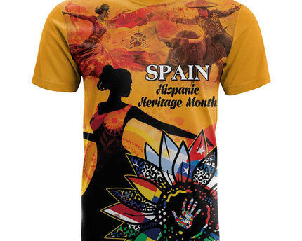 Spain Hispanic Heritage Personalized T Shirt