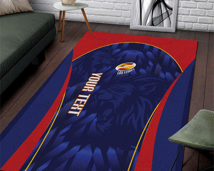 Custom Spain Rugby 2026 Area Rug Vamos Los Leones Blue Version
