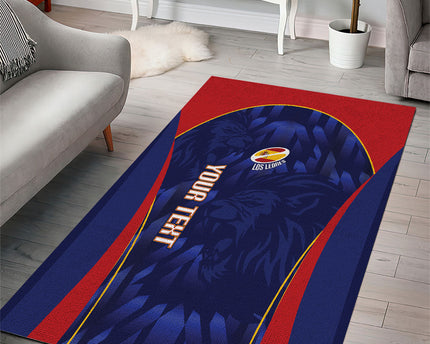 Custom Spain Rugby 2026 Area Rug Vamos Los Leones Blue Version