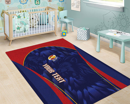 Custom Spain Rugby 2026 Area Rug Vamos Los Leones Blue Version
