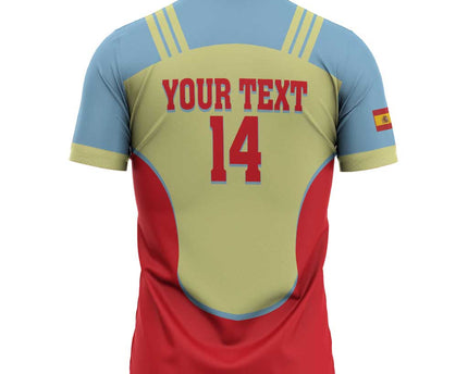Spain 2026 Football Custom Zipper Polo Shirt Espana La Roja Sporty Style