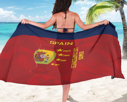 Spain Football Sarong 4th We Are The Champions