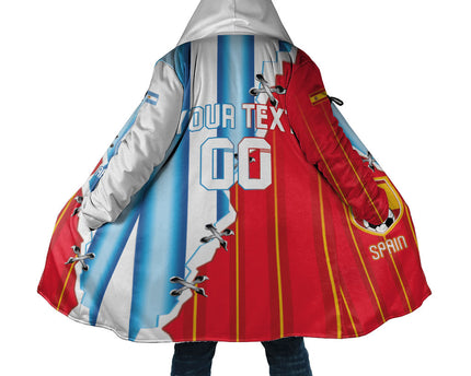 Custom Argentina Spain Football 2026 Cloak La Albiceleste La Roja Together