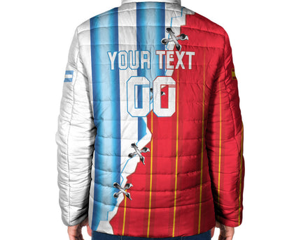 Custom Argentina Spain Football 2026 Padded Jacket La Albiceleste La Roja Together