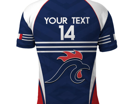 Custom France Football Polo Shirt Summer 2024 Les Bleues