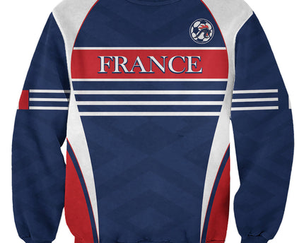 Custom France Football Sweatshirt Summer 2024 Les Bleues