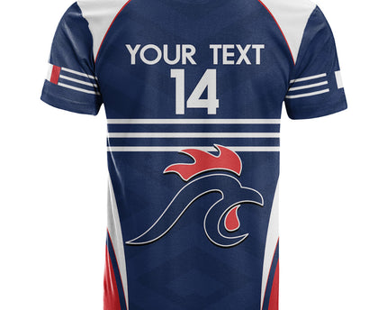 Custom France Football T Shirt Summer 2024 Les Bleues