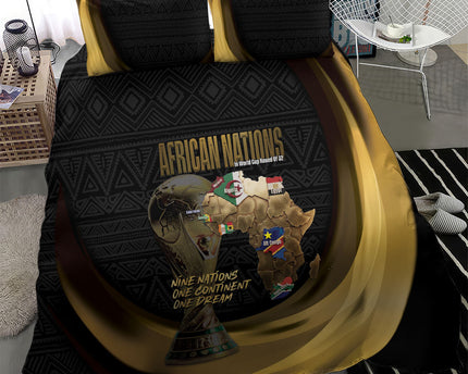 African Nations 2026 World Football Bedding Set We All Make History