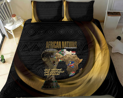 African Nations 2026 World Football Bedding Set We All Make History