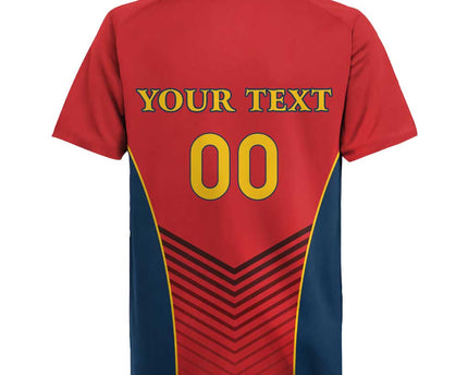 Custom Spain Rugby Rugby Jersey Los Leones Lion Mascot