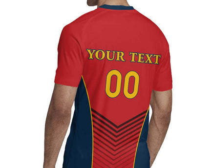 Custom Spain Rugby Rugby Jersey Los Leones Lion Mascot