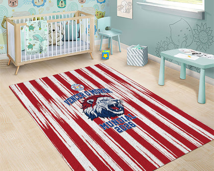 Paraguay Football Mundial 2026 Area Rug Lion Vencer O Morir Supporter