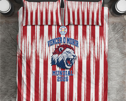 Paraguay Football Mundial 2026 Bedding Set Lion Vencer O Morir Supporter