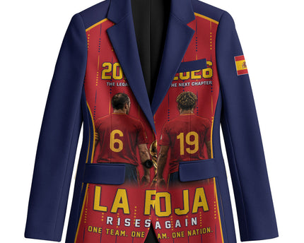 Custom Spain La Roja Football Blazer 2010 Legacy 2026 Next Chapter